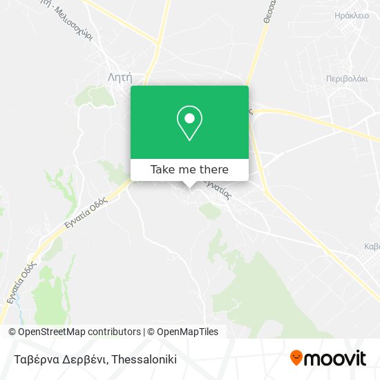 Ταβέρνα Δερβένι map