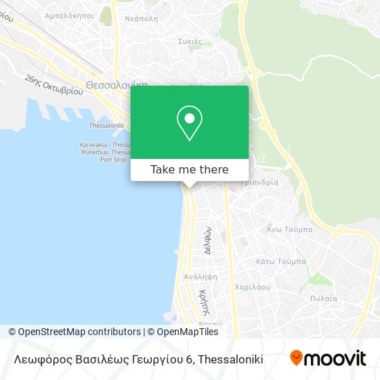 Λεωφόρος Βασιλέως Γεωργίου 6 map