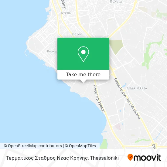 Τερματικος Σταθμος Νεας Κρηνης map