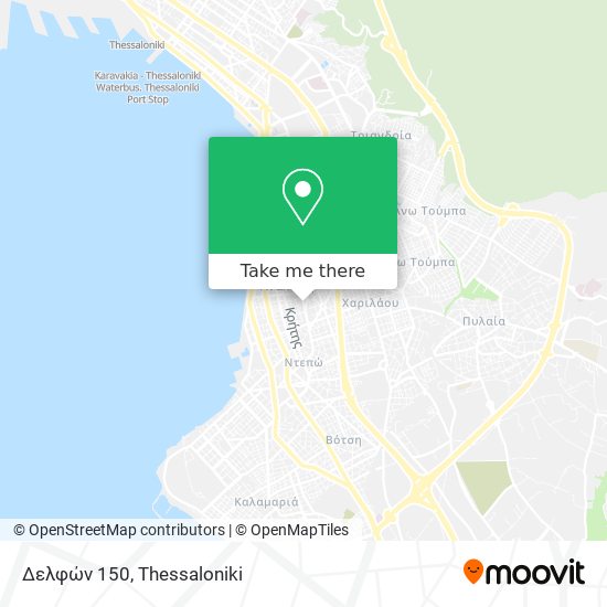 Δελφών 150 map