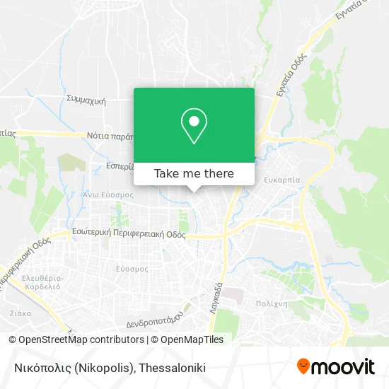 Νικόπολις (Nikopolis) map