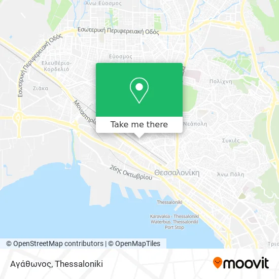 Αγάθωνος map