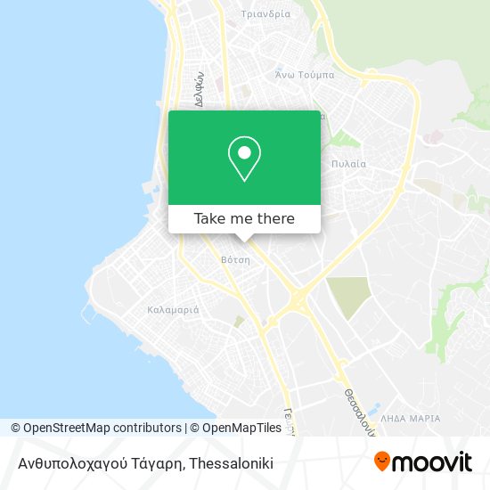 Ανθυπολοχαγού Τάγαρη map