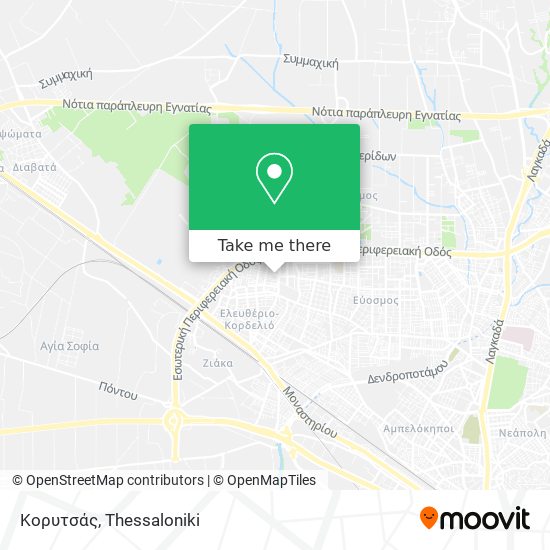 Κορυτσάς map
