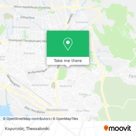 Κορυτσάς map