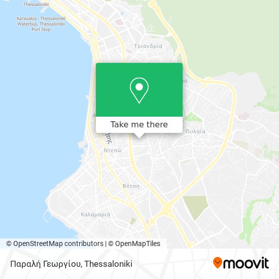 Παραλή Γεωργίου map