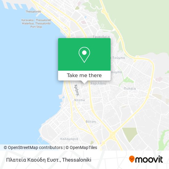 Πλατεία Καούδη Ευστ. map
