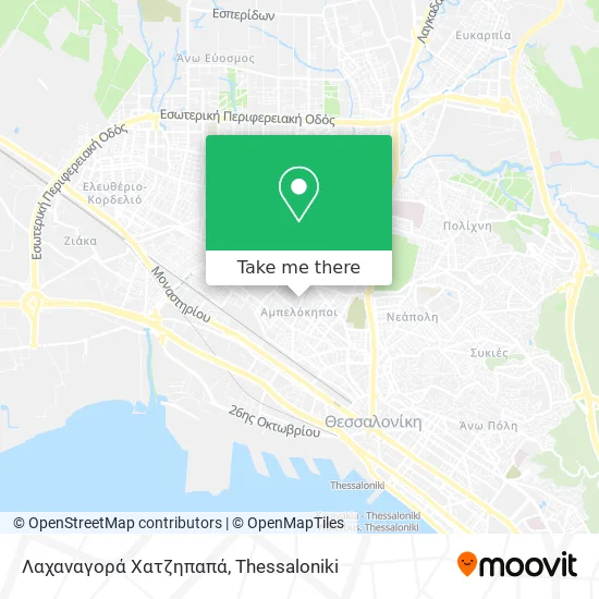 Λαχαναγορά Χατζηπαπά map