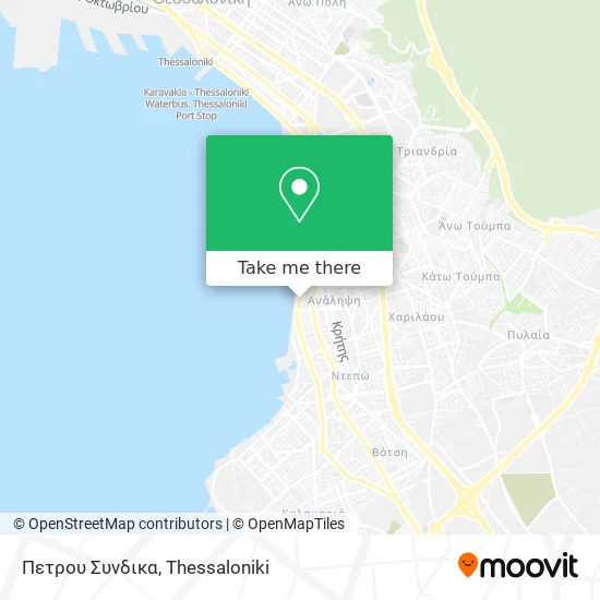 Πετρου Συνδικα map