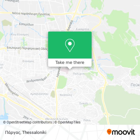 Πάργας map
