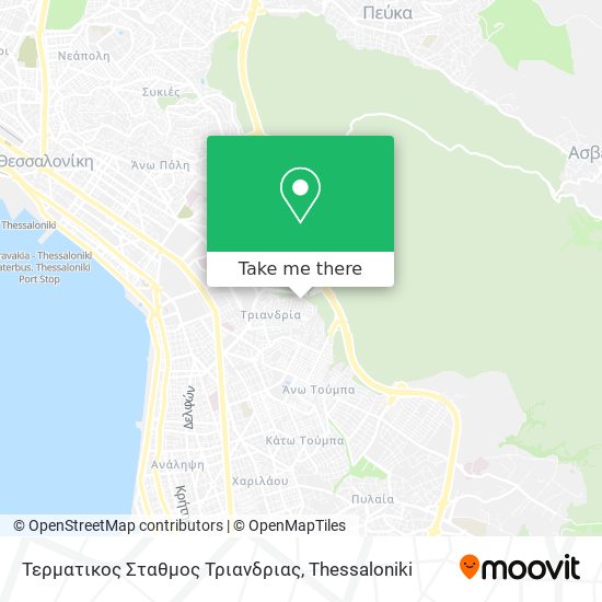 Τερματικος Σταθμος Τριανδριας map