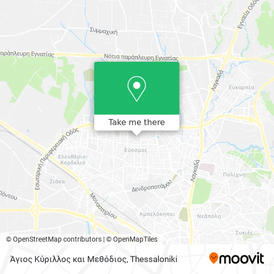Άγιος Κύριλλος και Μεθόδιος map