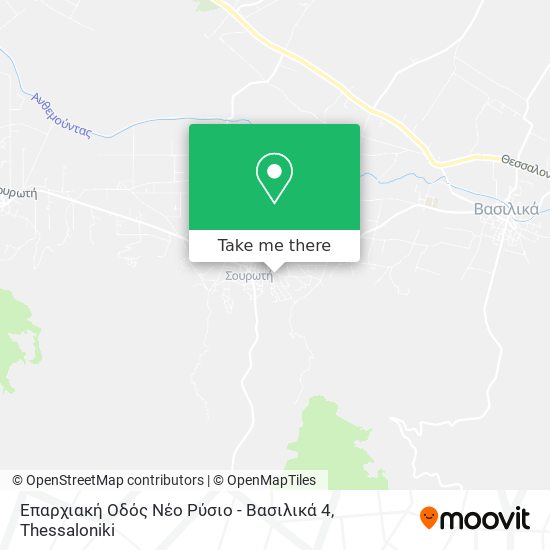 Επαρχιακή Oδός Νέο Ρύσιο - Βασιλικά 4 map