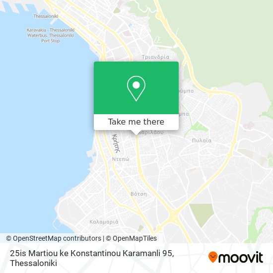 25is Martiou ke Konstantinou Karamanli 95 map