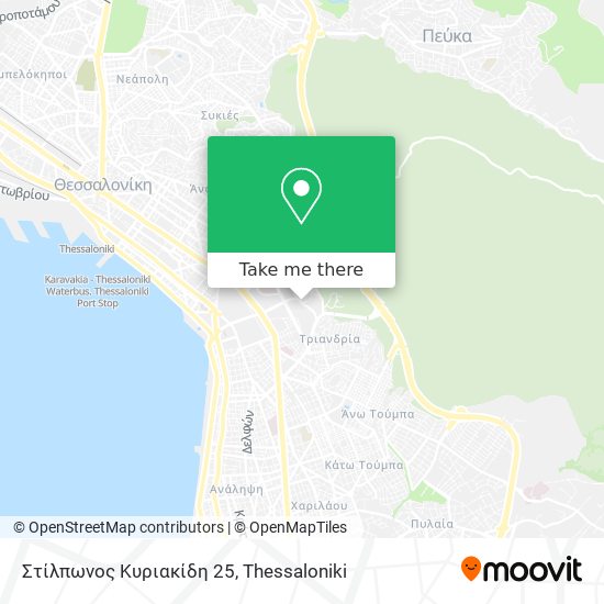 Στίλπωνος Κυριακίδη 25 map