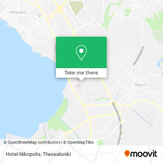 Hotel Nikopolis map