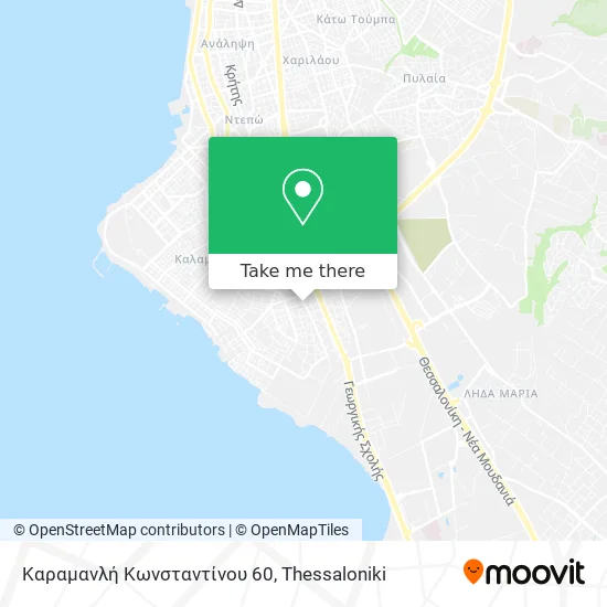 Καραμανλή Κωνσταντίνου 60 map