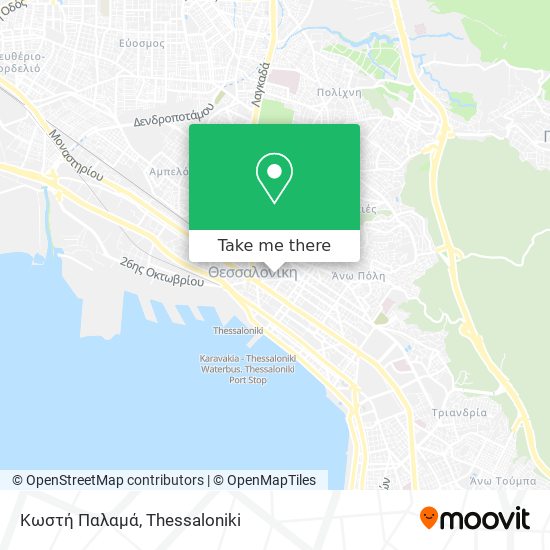 Κωστή Παλαμά map