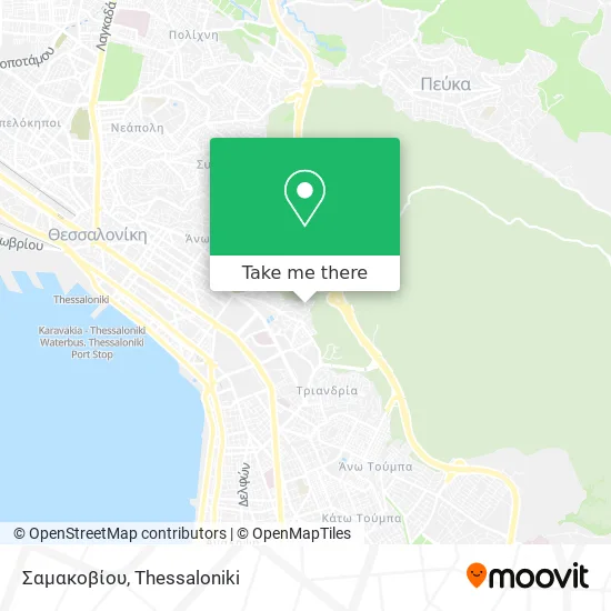Σαμακοβίου map