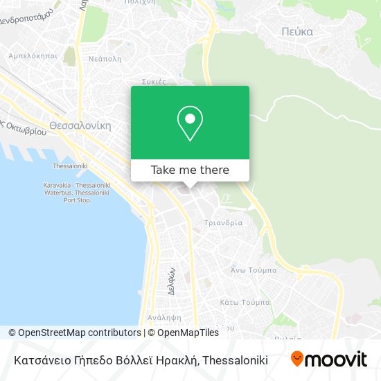 Κατσάνειο Γήπεδο Βόλλεϊ Ηρακλή map