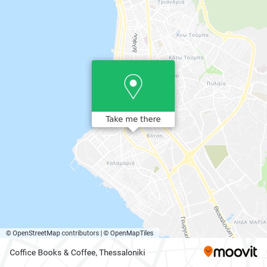 Coffice Books & Coffee map