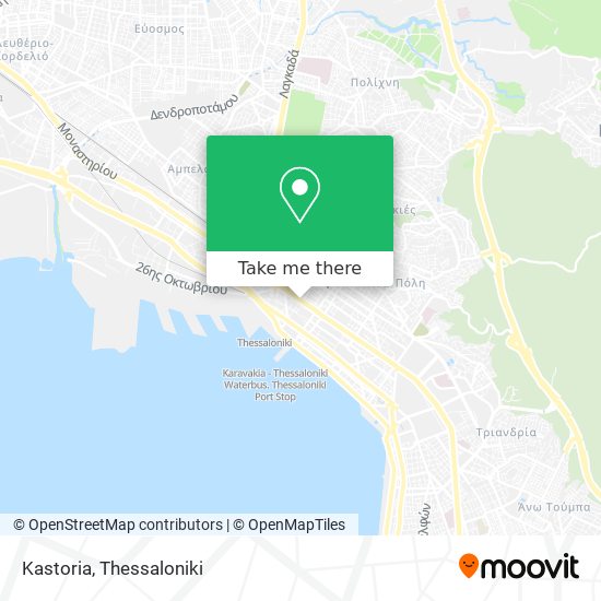 Kastoria map