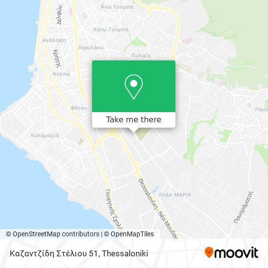 Καζαντζίδη Στέλιου 51 map