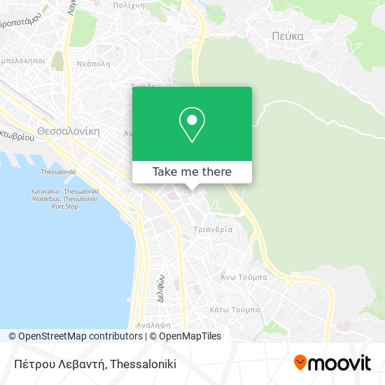 Πέτρου Λεβαντή map