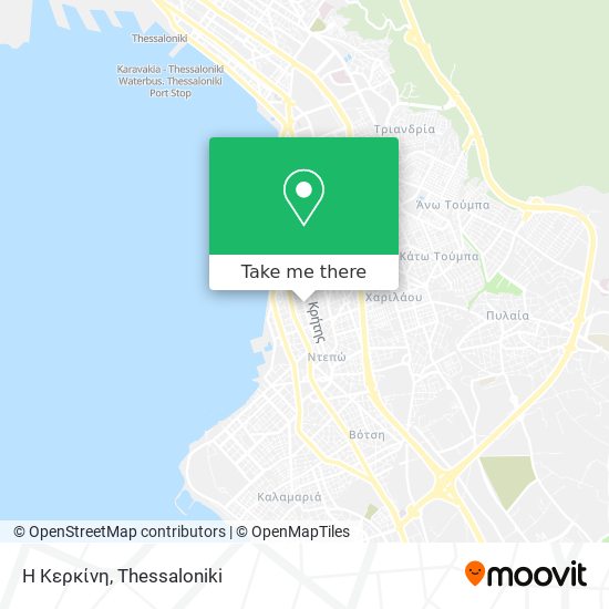 Η Κερκίνη map