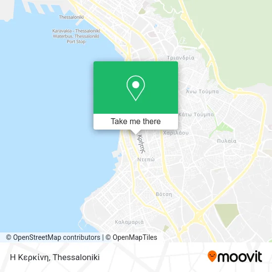 Η Κερκίνη map