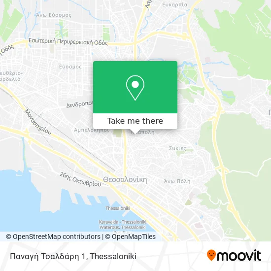 Παναγή Τσαλδάρη 1 map