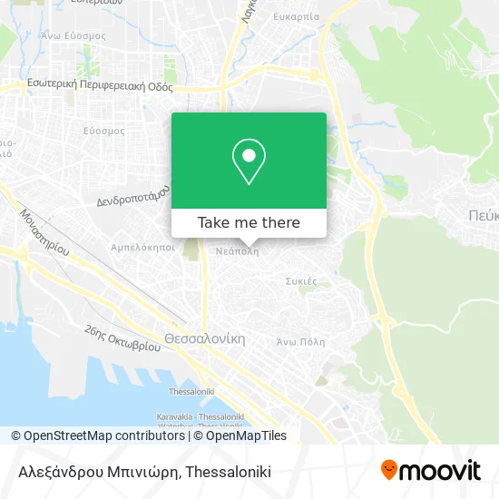 Αλεξάνδρου Μπινιώρη map