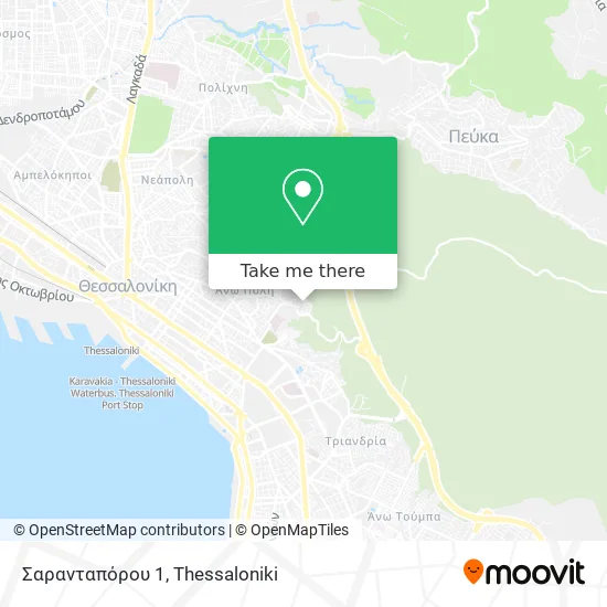 Σαρανταπόρου 1 map