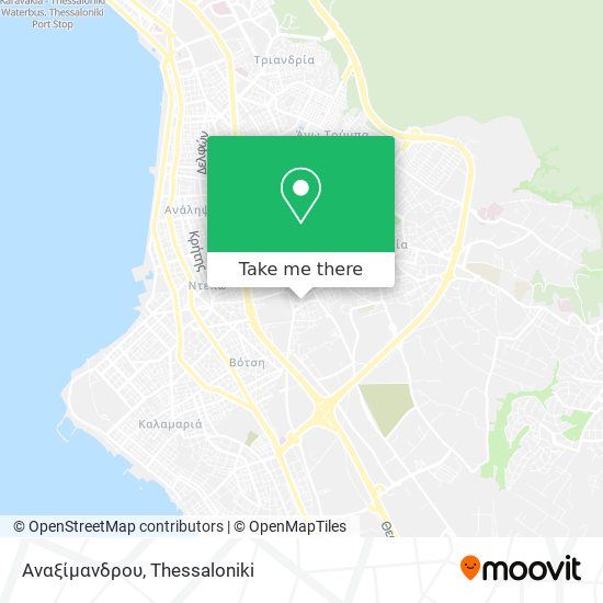 Αναξίμανδρου map