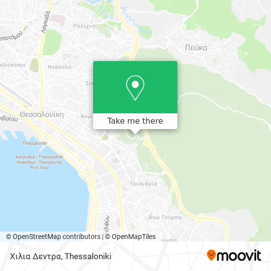 Χιλια Δεντρα map