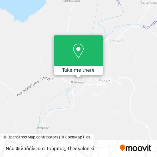 Νέα Φιλαδέλφεια Τούμπας map
