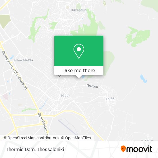 Thermis Dam map