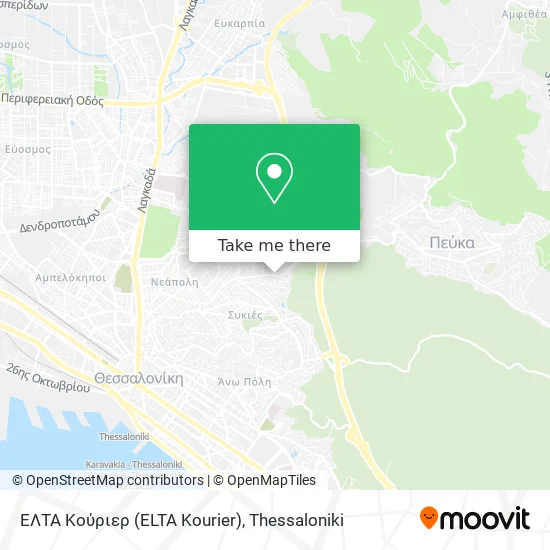 ΕΛΤΑ Κούριερ (ELTA Kourier) map