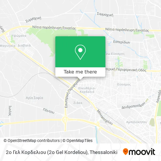 2ο Γελ Κορδελιου (2o Gel Kordeliou) map