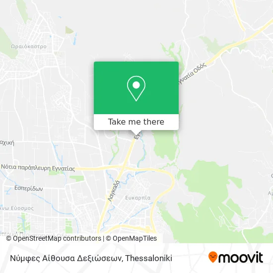 Νύμφες Αίθουσα Δεξιώσεων map