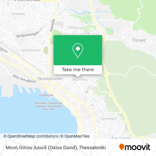 Μονή Οσίου Δαυίδ (Osios David) map