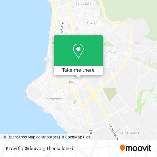 Κτενίδη Φίλωνος map
