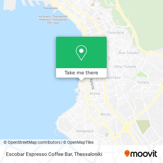 Escobar Espresso Coffee Bar map