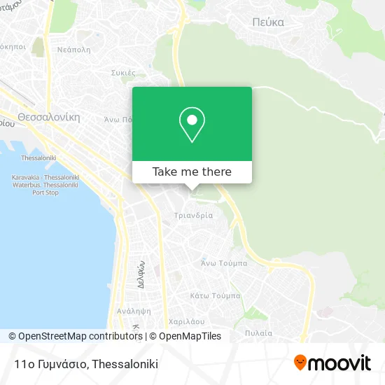 11ο Γυμνάσιο map