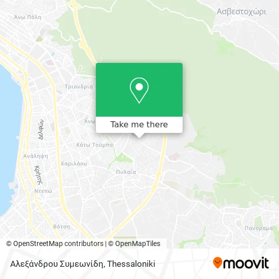 Αλεξάνδρου Συμεωνίδη map