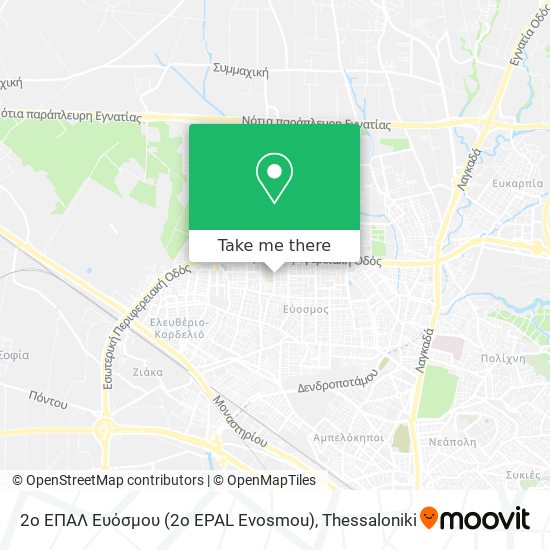 2ο ΕΠΑΛ Ευόσμου (2o EPAL Evosmou) map