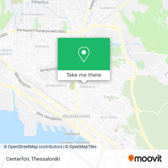 Centerfon map