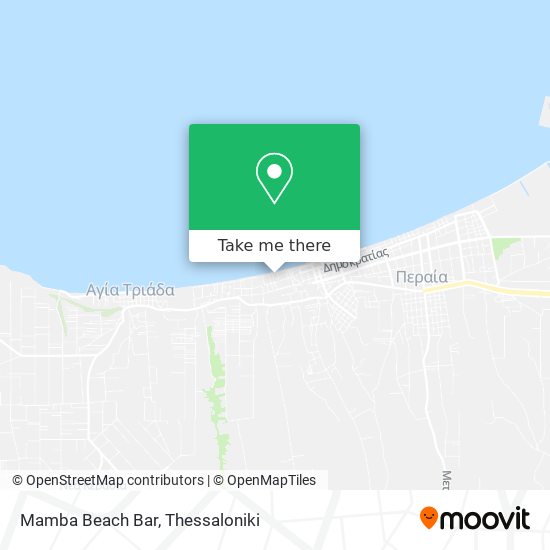 Mamba Beach Bar map