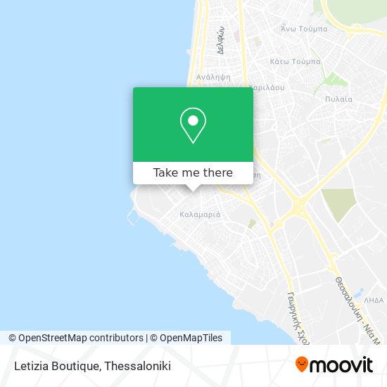 Letizia Boutique map