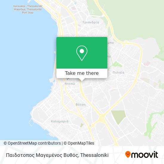 Παιδοτοπος Μαγεμένος Βυθός map